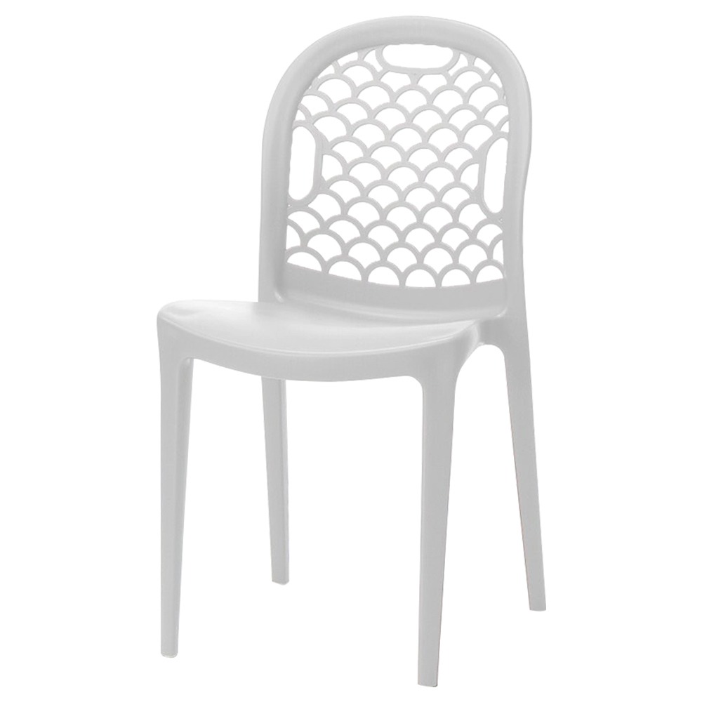 G+居家 台灣製 海之形塑鋼椅(餐桌休閒椅 露天咖啡廳椅 塑膠塑鋼椅 洽談椅 餐椅 會客椅 洞洞椅)-規格圖9