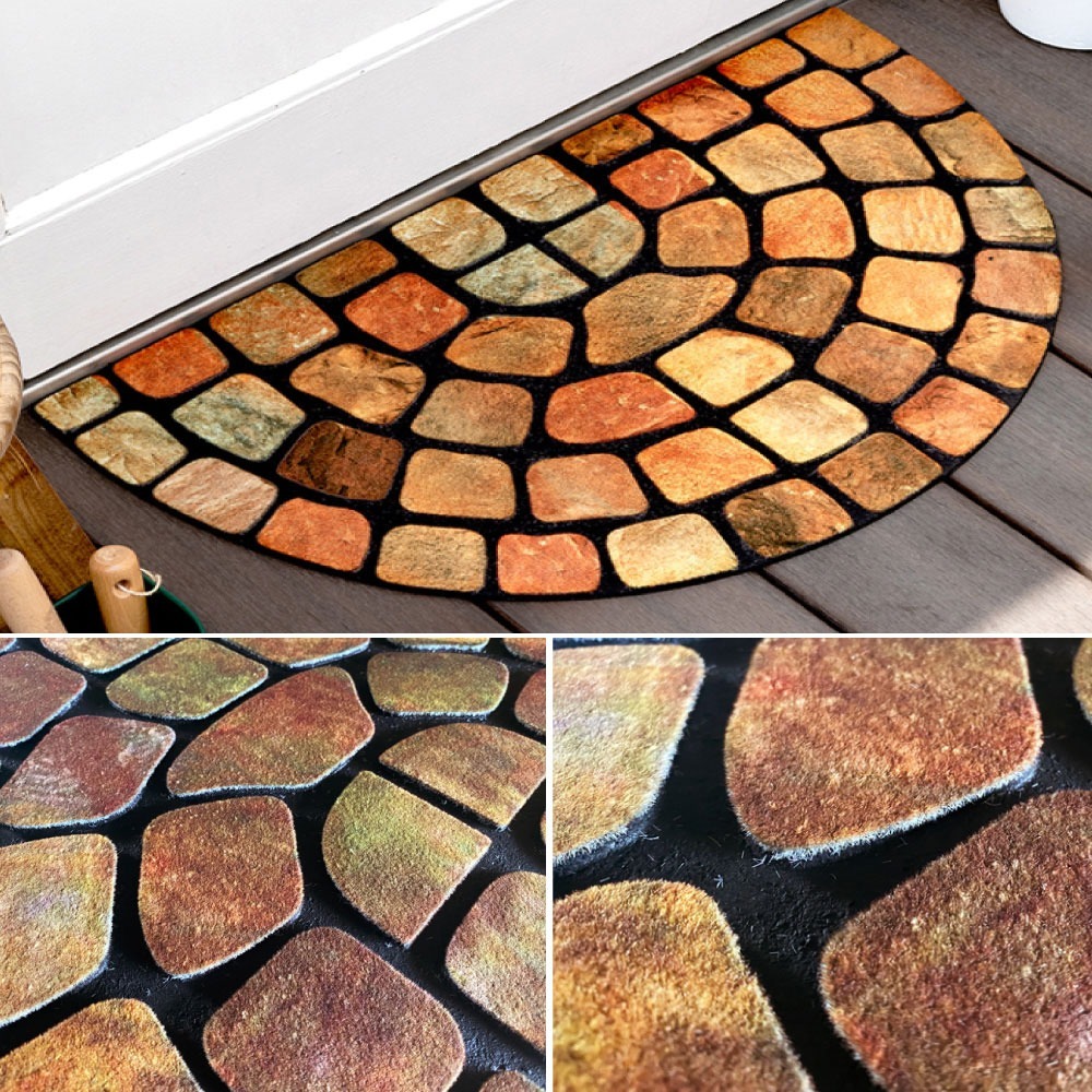 G+居家 橡膠植絨迎賓地墊)80x45公分(止滑墊/入門墊/商用踏墊-規格圖5