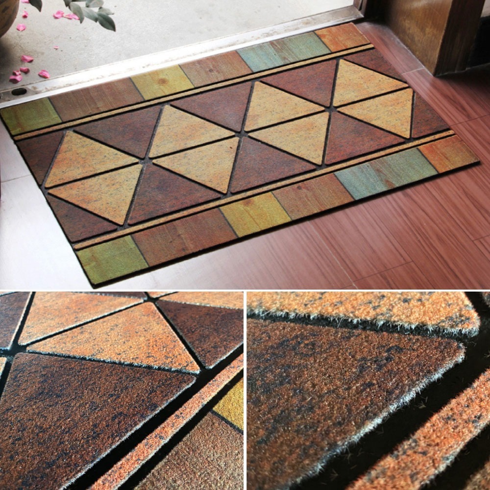 G+居家 橡膠植絨迎賓地墊)80x45公分(止滑墊/入門墊/商用踏墊-規格圖5