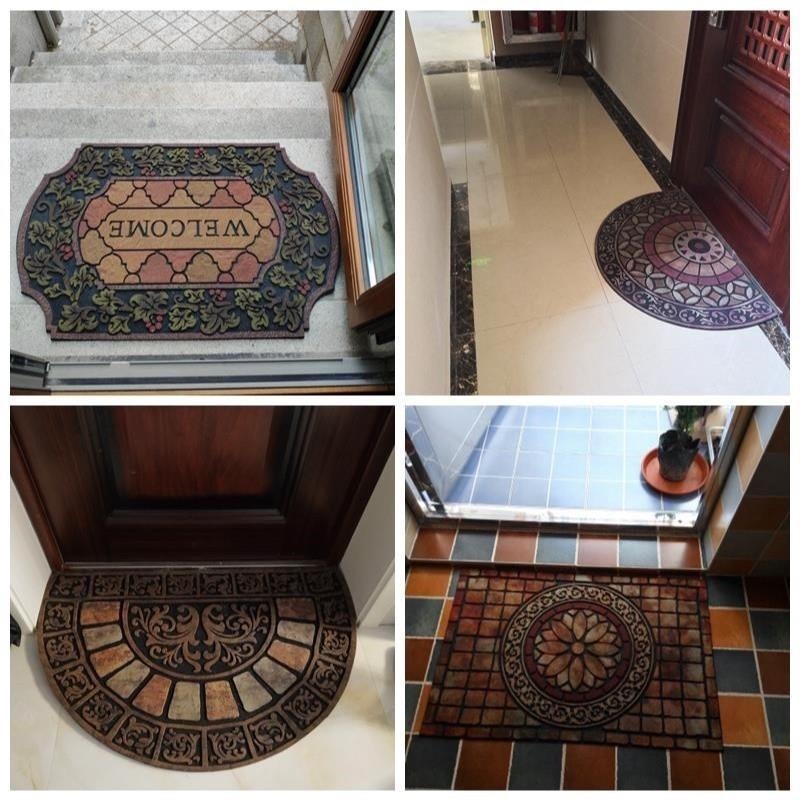 G+居家 橡膠植絨迎賓地墊90x60公分 (止滑墊/入門墊/商用踏墊)-細節圖6