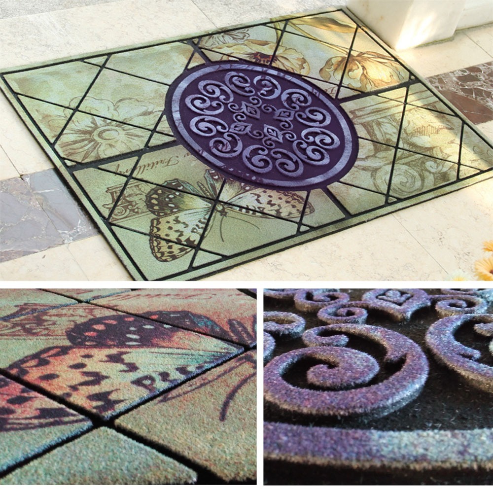 G+居家 橡膠植絨迎賓地墊90x60公分 (止滑墊/入門墊/商用踏墊)-規格圖9