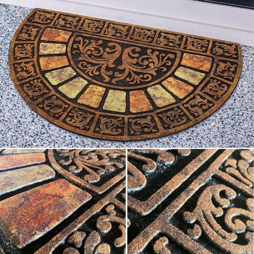 G+居家 橡膠植絨迎賓地墊90x60公分 (止滑墊/入門墊/商用踏墊)-規格圖9