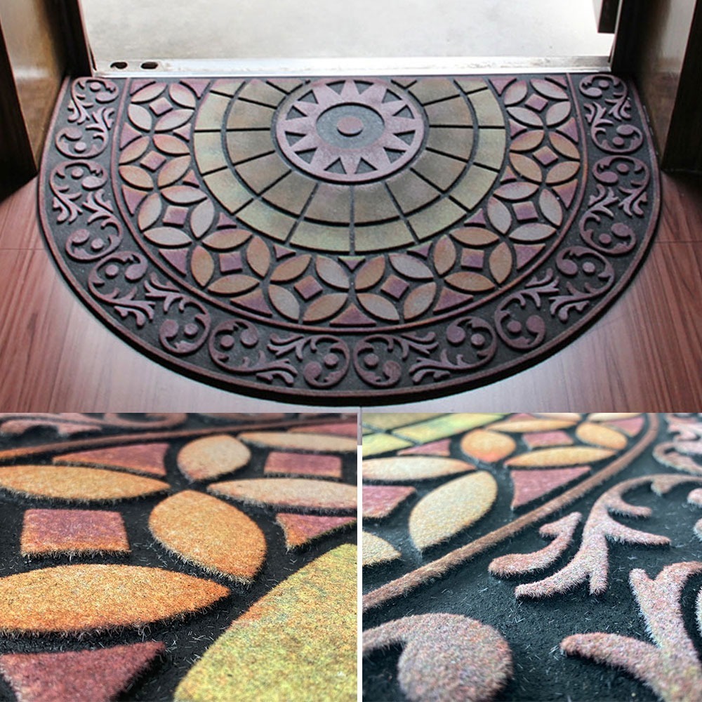 G+居家 橡膠植絨迎賓地墊90x60公分 (止滑墊/入門墊/商用踏墊)-規格圖9