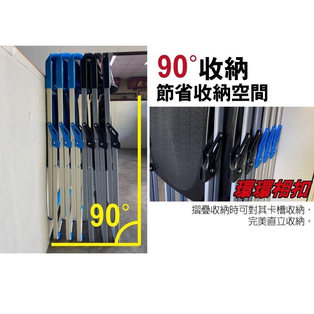 台灣製 輕便合椅 4入組 (折疊椅/會議椅/洽談椅)-細節圖4