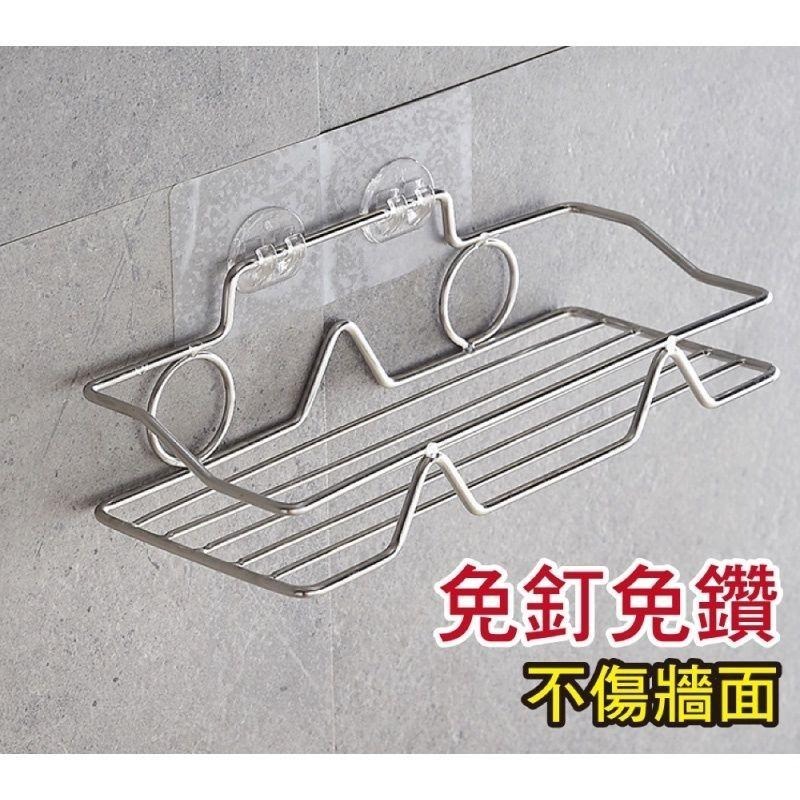 304不鏽鋼長方形無痕置物架-細節圖6