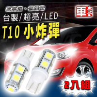 高亮度9SMD 白光/藍光/黃光/粉紫光/紅光 T10款(兩入組)