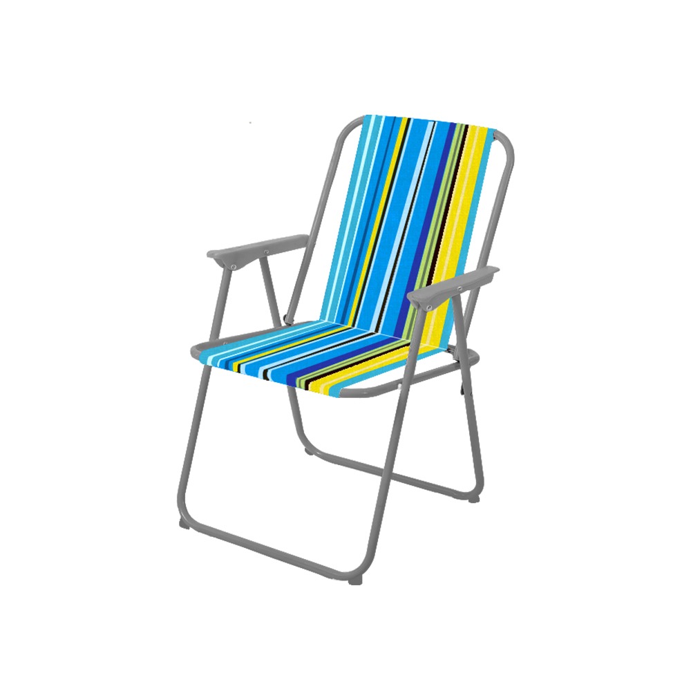 G+居家 耐重彩繪輕便折疊椅(2入組)  (露營野餐折疊椅/休閒椅/露營椅/沙灘椅/單人椅)輕便帶著走-規格圖9