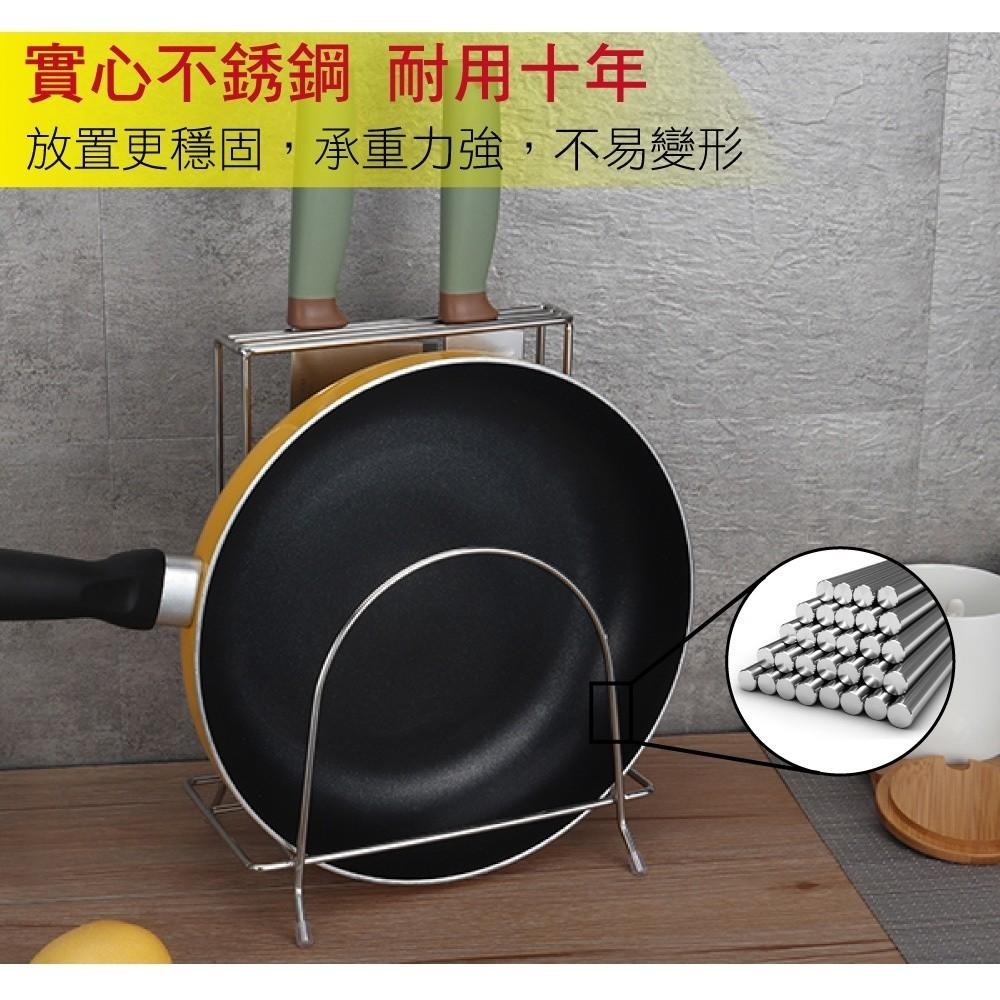 G+居家 2入組 304不鏽鋼桌上型菜刀砧板收納架(三格大款)-細節圖6