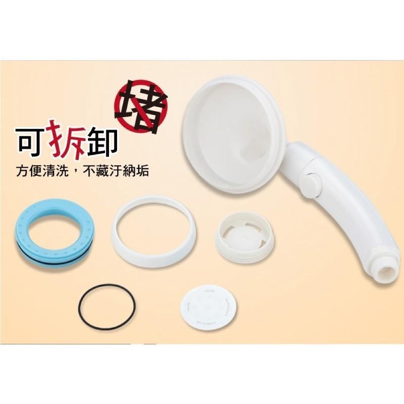 G+居家 加壓省水360度可旋轉蓮蓬頭 增壓省水紓壓水療 一鍵止水 節水增壓調節 細孔噴頭 沐浴花灑 淋浴管 洗澡沖水-細節圖6