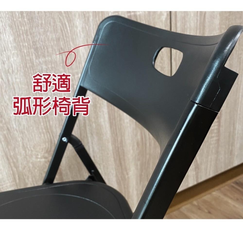 G+居家 台灣製造 紓壓輕巧合椅 (折疊椅/餐椅/塑鋼椅/會議椅/外出露營)-細節圖5