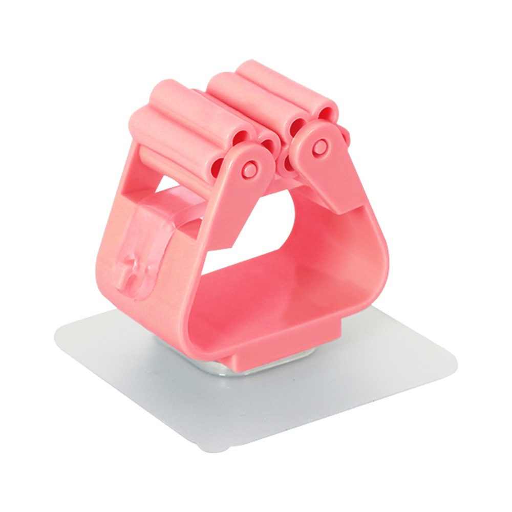 G+居家 4入組 無痕貼拖把工具掛架-規格圖7