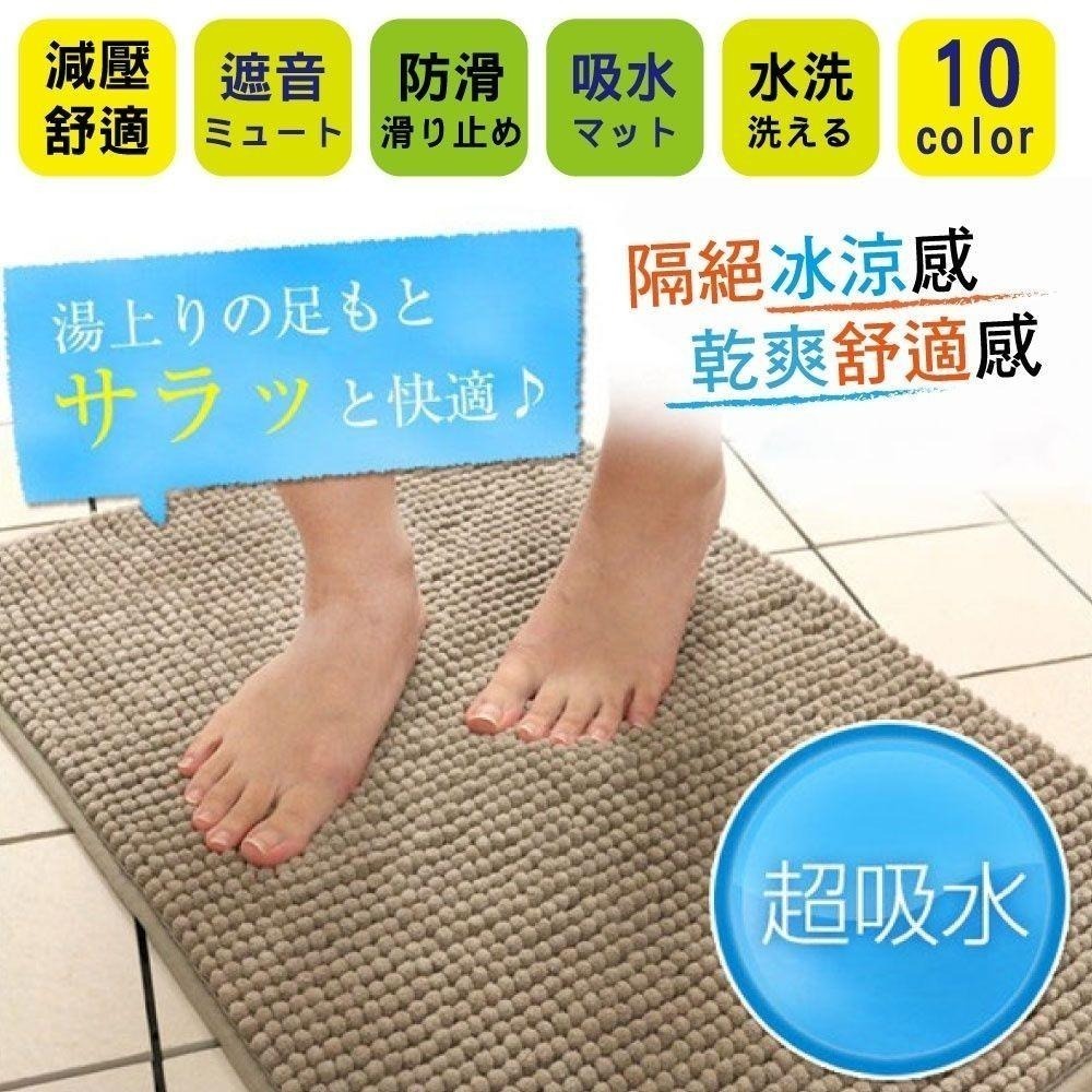 超細纖維短毛吸水止滑地墊40x60cm-細節圖2