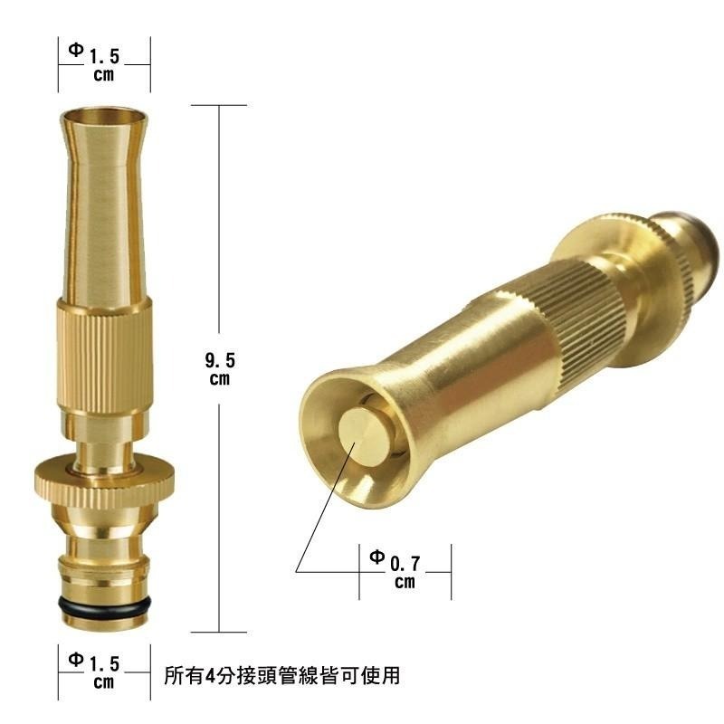 車用/居家 園藝專用-全銅可調霧化噴頭 洗車噴霧(集中噴灑/分散噴灑/自由調整強度)-細節圖6