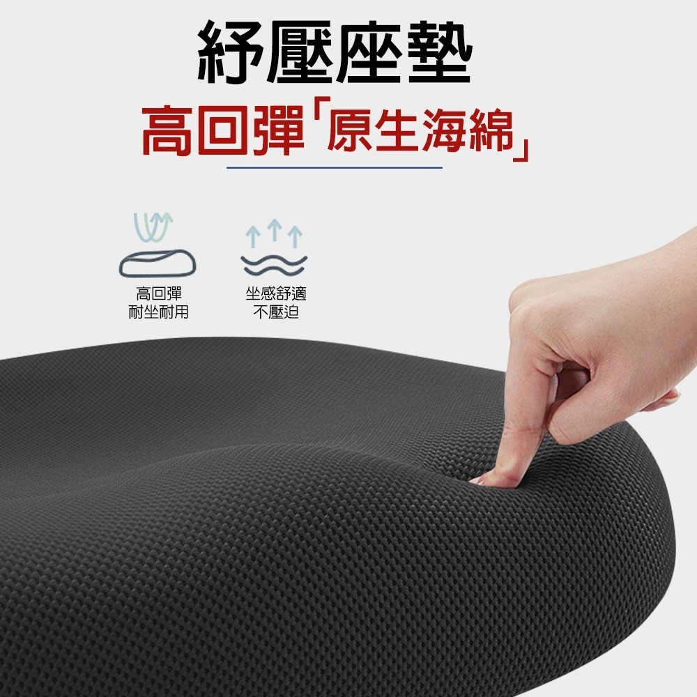 G+居家  免組裝台灣製人體工學高背護腰椅(網布椅/辦公椅/主管椅)C6830-細節圖2