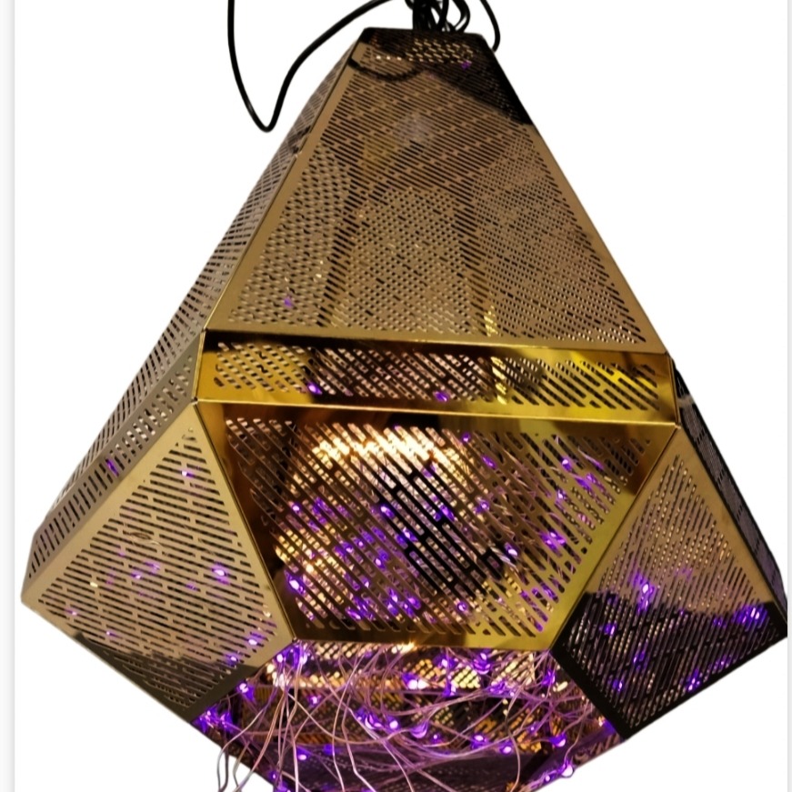 ❤️🥰👍🙏很美的  金屬  氣氛  浪漫  紫光  吊燈   原價1990   限量   只有一個-細節圖2