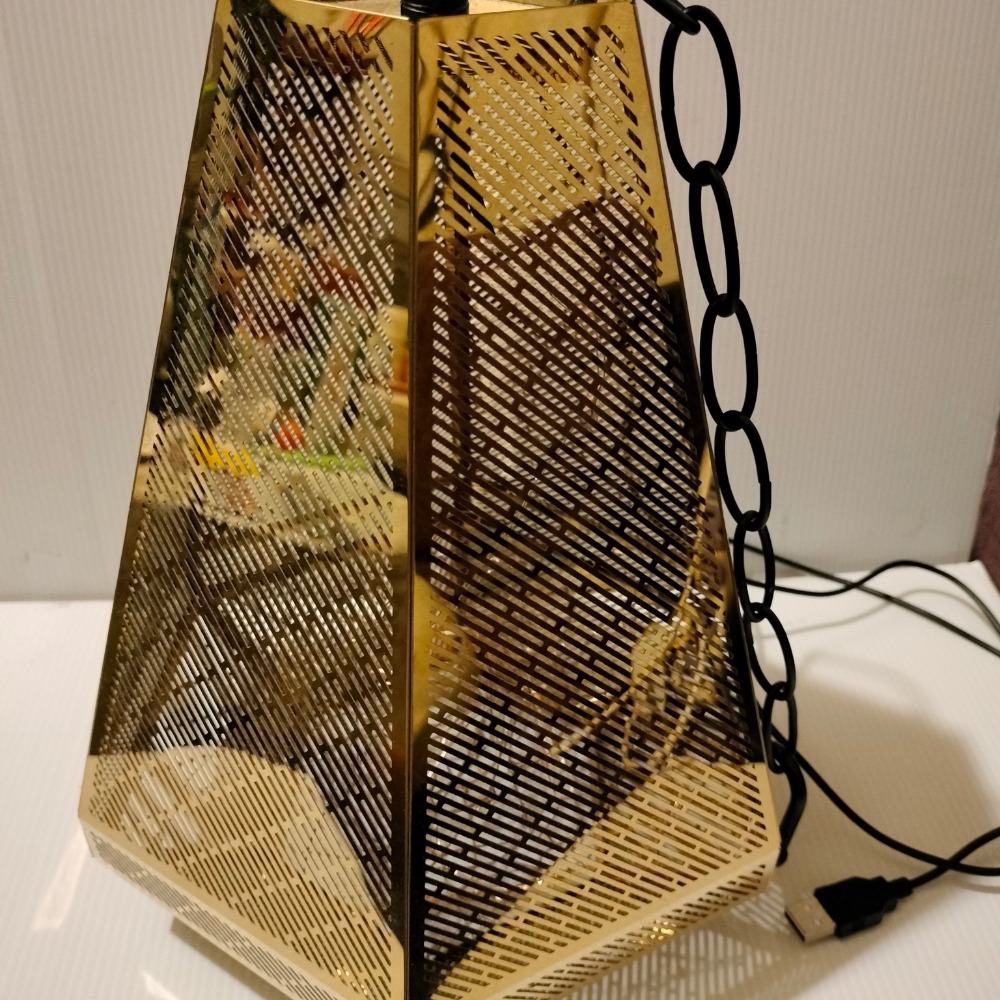 ❤️🥰👍🙏很美的  金屬  氣氛  浪漫  紫光  吊燈   原價1990   限量   只有一個-細節圖3