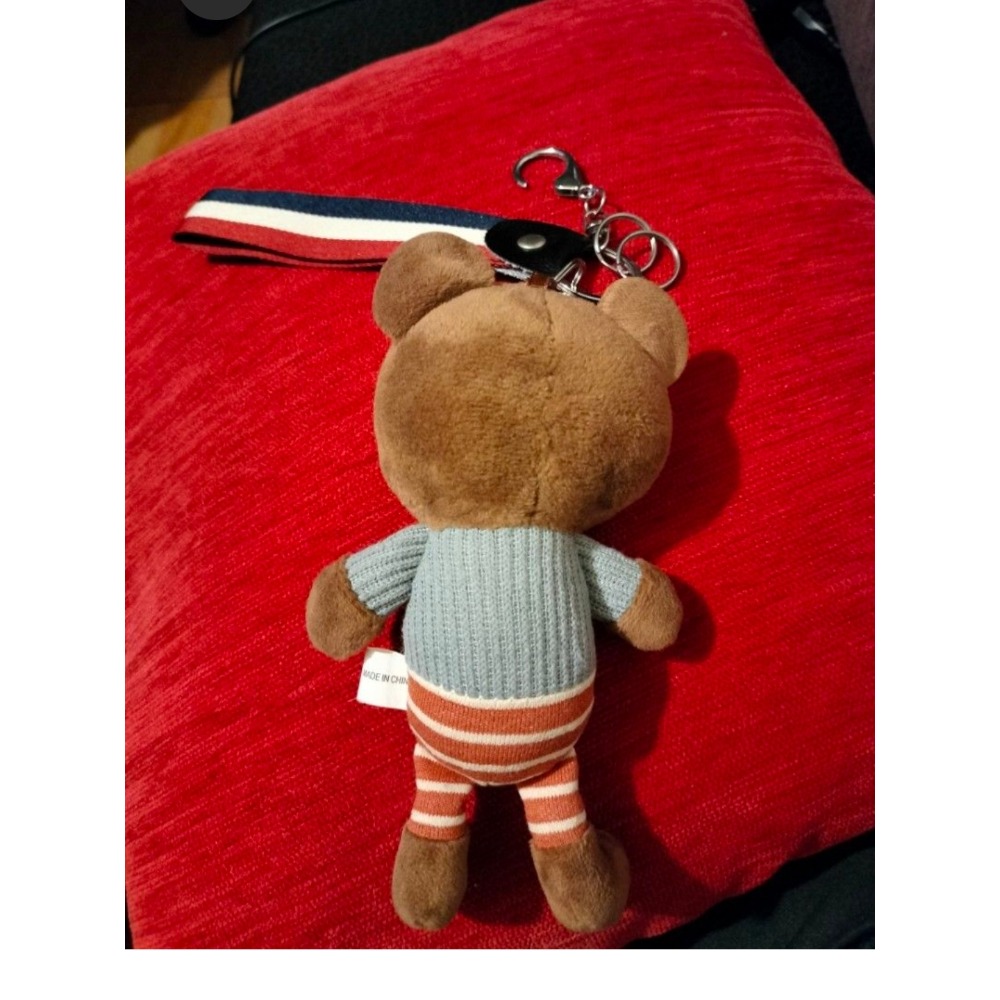 ❤️🙏🥰👍好可愛的  小熊 布偶   玩偶 娃娃 公仔 吊飾 鑰匙圈 只有一個-細節圖4