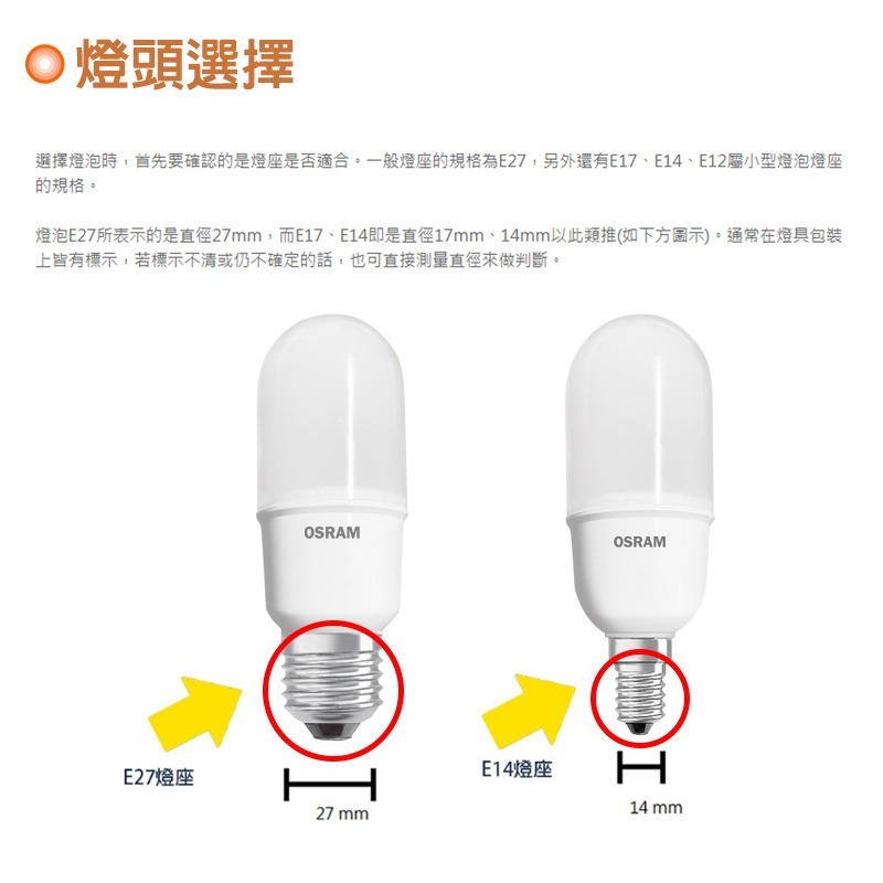 歐司朗 OSRAM🌟下殺超低價🌟 LED E14/E27 7W/10W/12W 燈泡 小晶靈 小雪糕 試用小空間-細節圖8