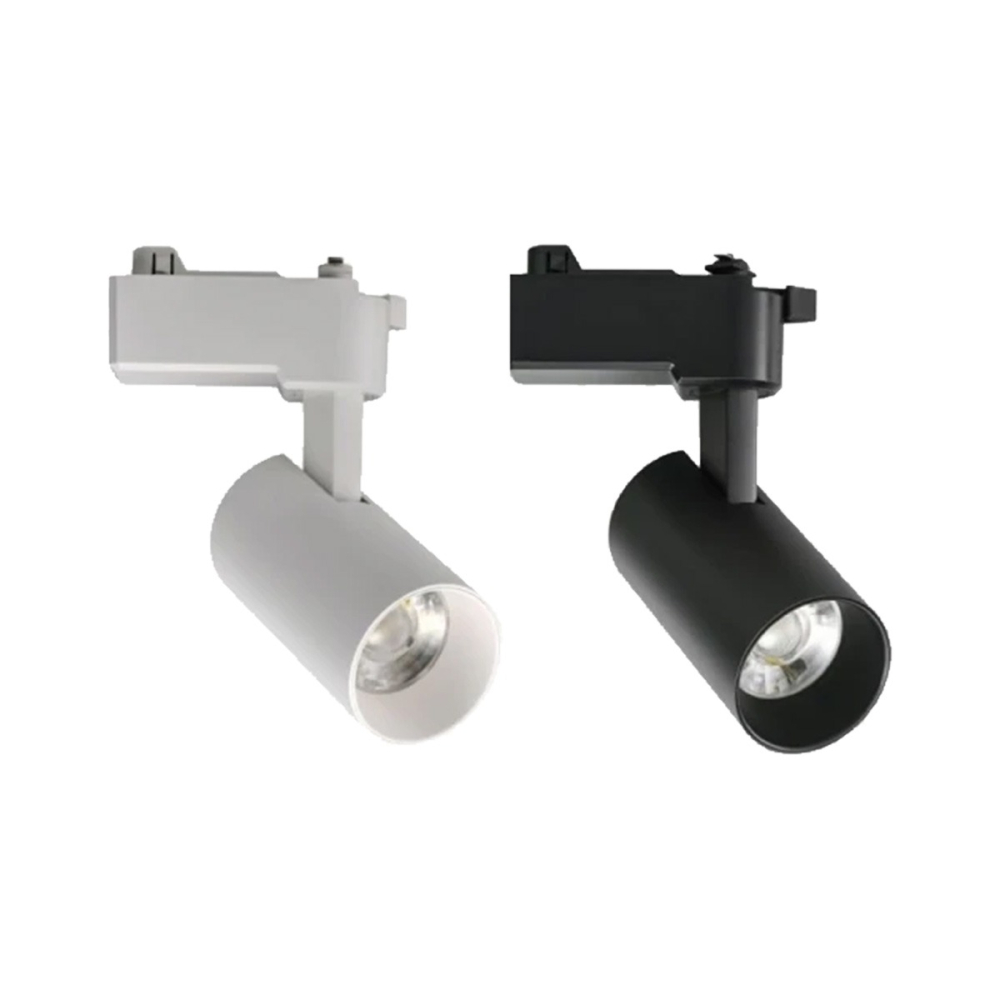 【億光】 10W 15W 星悅 LED軌道燈 三段調色 簡易安裝 雅緻白 耀石黑 LED投射軌道燈 聚光型 撥碼調色-細節圖2