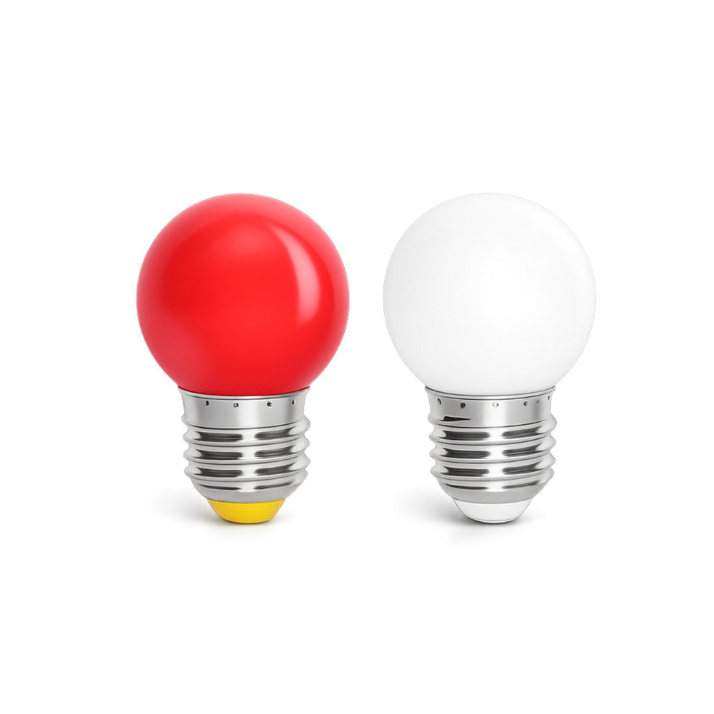 【亮博士】LED蠟燭燈 神明燈 E27 0.7W 高亮度 LED燈泡 球泡 小夜燈 佛廳燈 110v 紅光 黃光 白光-細節圖2