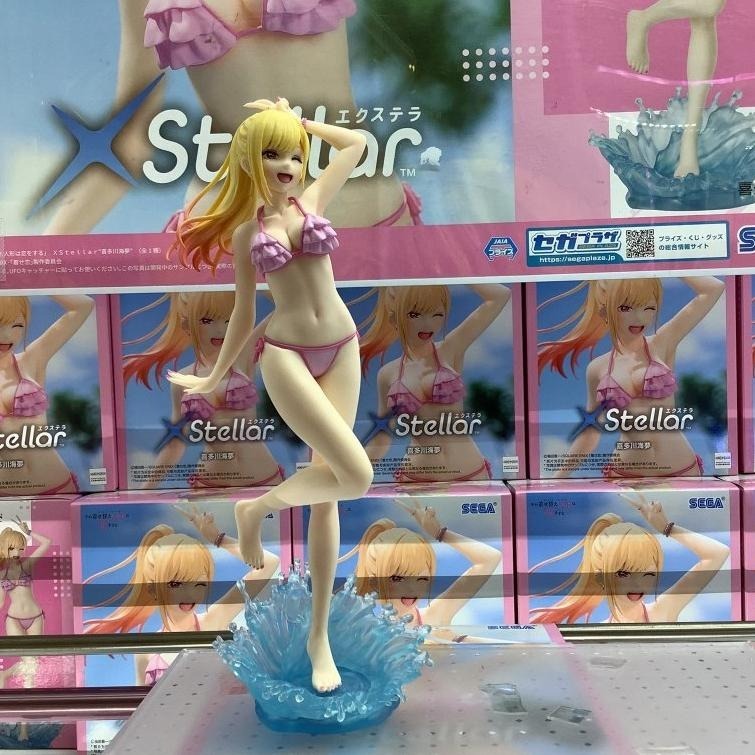 🐟草魚玩具🐟「日版全新現貨」XStellar 戀上換裝娃娃 SEGA 喜多川海夢 乾紗壽葉 泳裝 粉色 公仔 模型-細節圖5