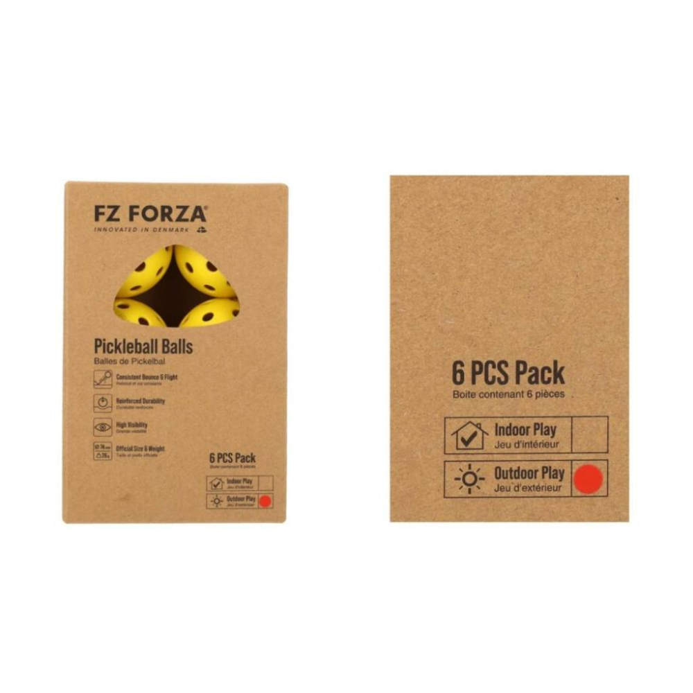 【凱將體育羽球店】FZ FORZA 匹克球 室外 室內用球 賽事專業用球 6入裝 Pickleball-細節圖5