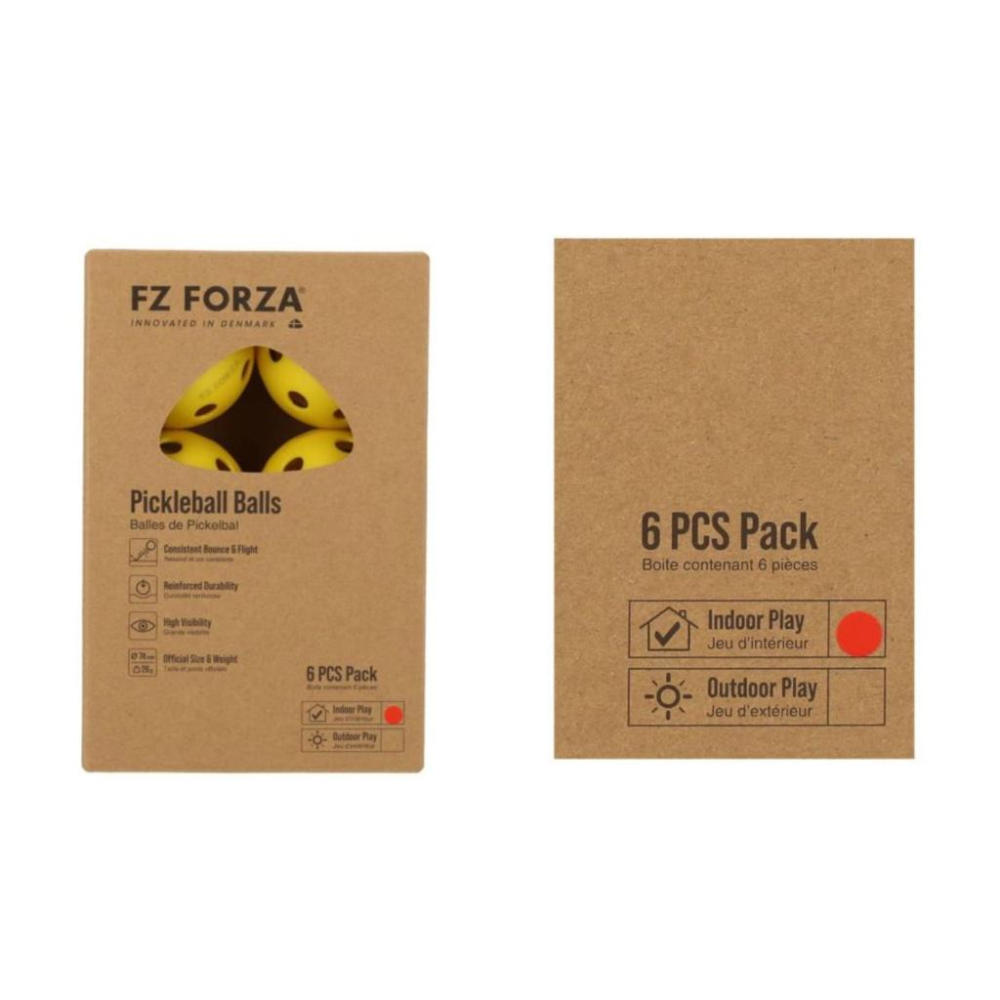 【凱將體育羽球店】FZ FORZA 匹克球 室外 室內用球 賽事專業用球 6入裝 Pickleball-細節圖6