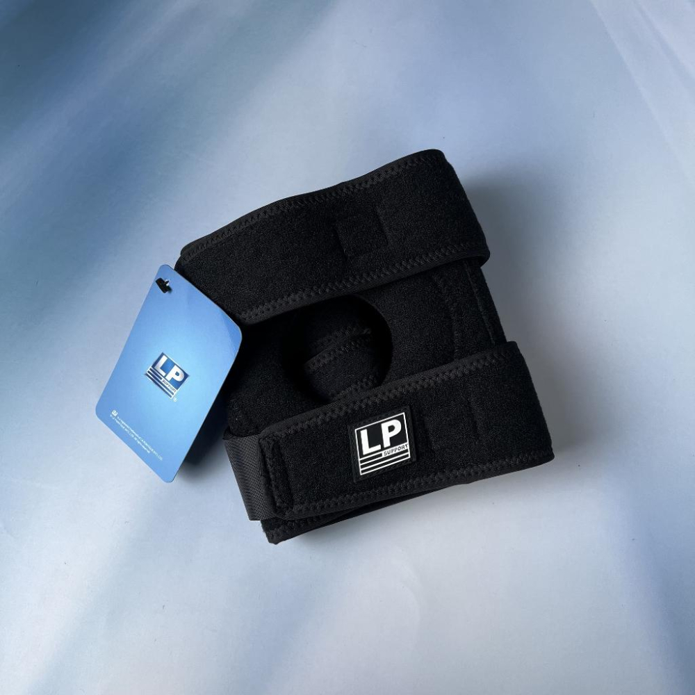 【凱將體育羽球店】LP SUPPORT 護膝 高透氣 調整型 533CA R1 運動防護  護具 輕薄 升級材質 加固帶-細節圖3