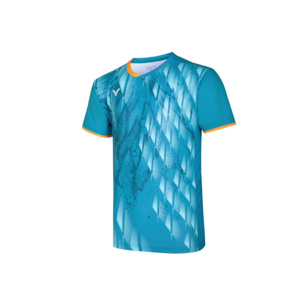 【凱將體育羽球店】VICTOR 國際選手推廣服 (中性款) T-45000TD 勝利 羽球上衣 羽球衣 排汗衣 大賽服-細節圖5