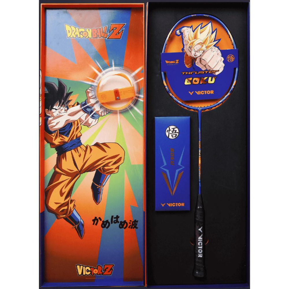【凱將體育】勝利 X 七龍珠Z 聯名 羽球拍 禮盒 VICTOR 七龍珠 賽亞魂 TK-GOKU GB THRUSTER-細節圖2
