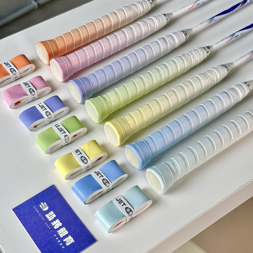 凱將體育/漸層握把布 真。質感色 羽球 多色 握把布 KJ106 吸汗 耐磨 防滑 手柄綁帶 手膠-細節圖2