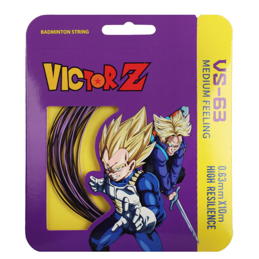 【凱將體育】勝利 X 七龍珠Z 聯名 羽球線 拍線 雙色線 VICTOR 七龍珠 賽亞魂 VS-63 VS-63DBZ-細節圖2
