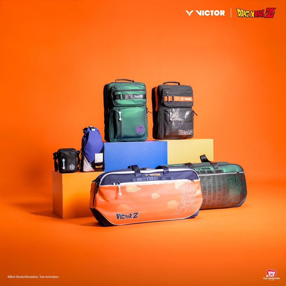 【凱將體育】勝利 X 七龍珠Z 聯名 後背包 羽球包 VICTOR 七龍珠 賽亞魂 墨綠 黑 BR5039DBZ 背包-細節圖2