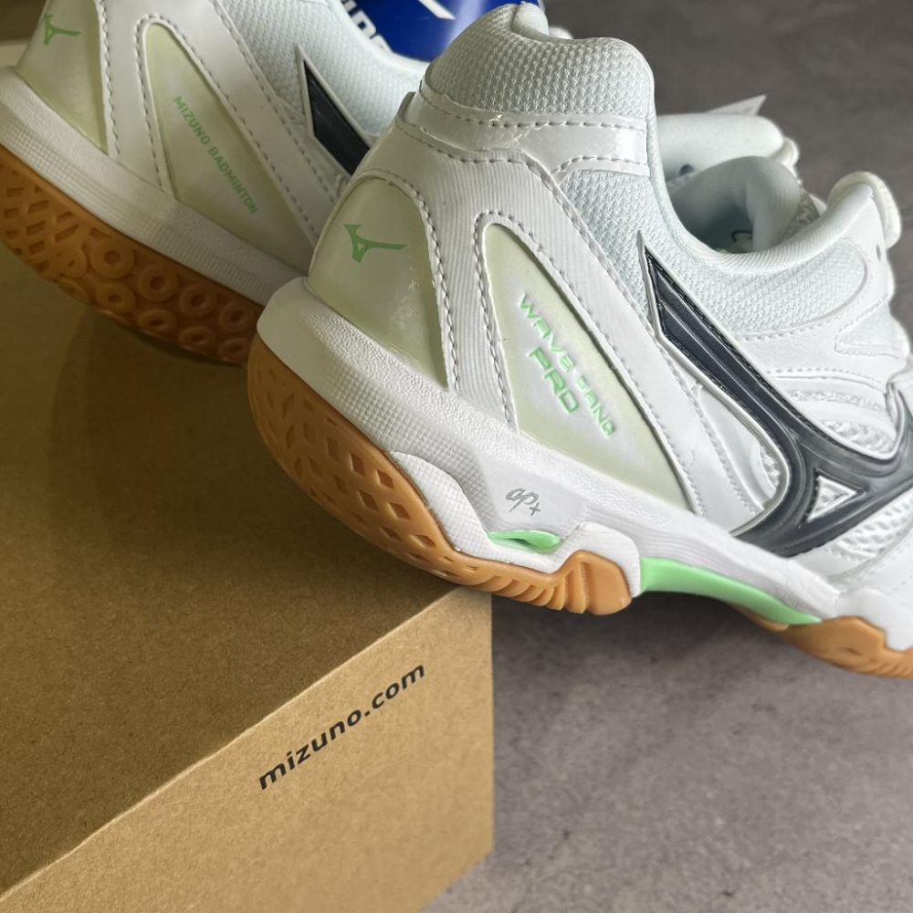 【凱將體育羽球店】MIZUNO WAVE FANG PRO 羽球鞋 71GA210071 美津濃 標準楦頭 薄荷綠 2E-細節圖3