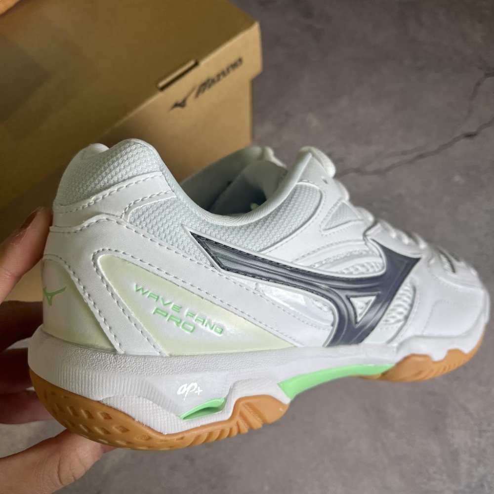 【凱將體育羽球店】MIZUNO WAVE FANG PRO 羽球鞋 71GA210071 美津濃 標準楦頭 薄荷綠 2E-細節圖4