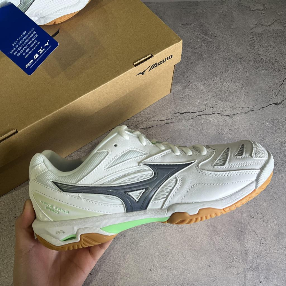 【凱將體育羽球店】MIZUNO WAVE FANG PRO 羽球鞋 71GA210071 美津濃 標準楦頭 薄荷綠 2E-細節圖5