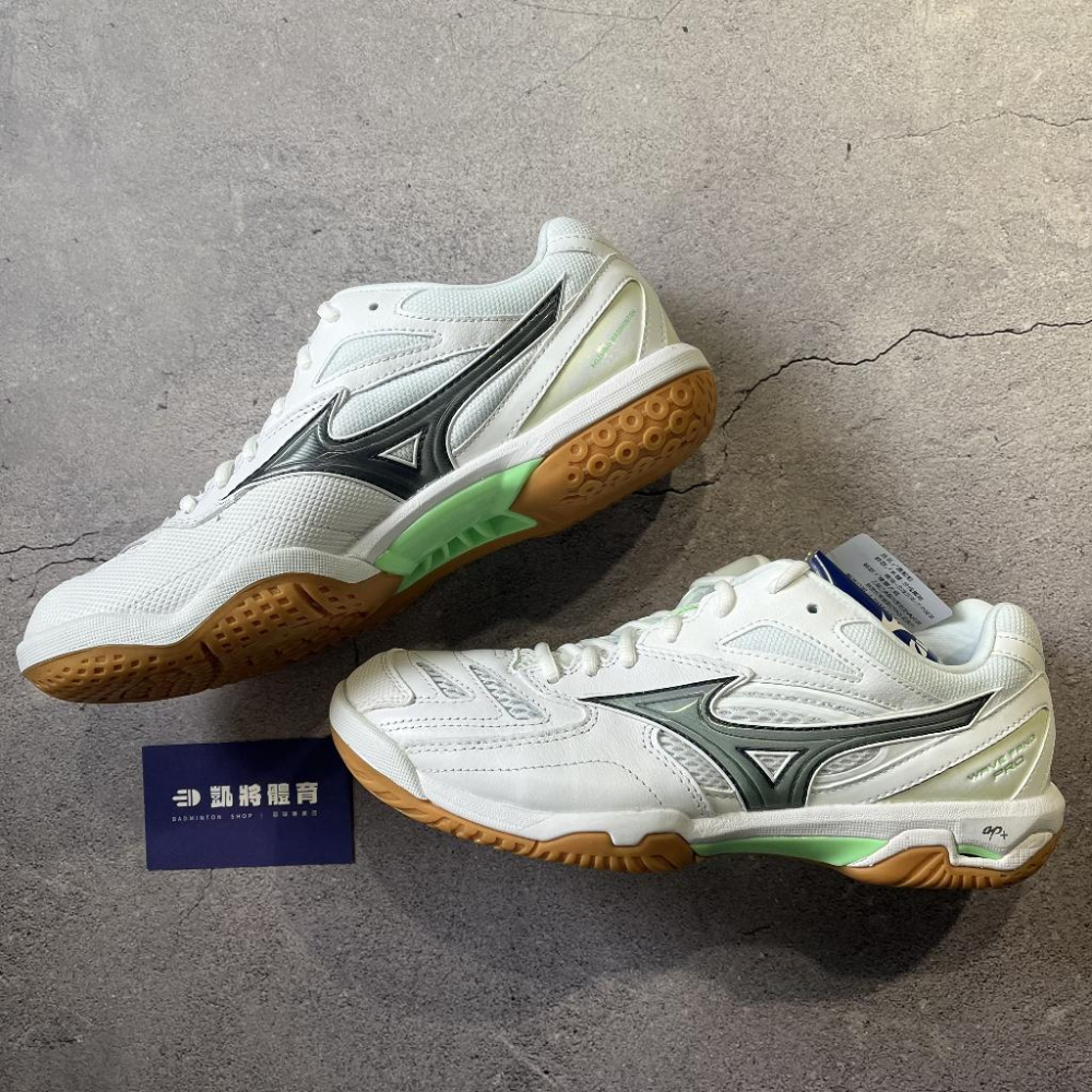 【凱將體育羽球店】MIZUNO WAVE FANG PRO 羽球鞋 71GA210071 美津濃 標準楦頭 薄荷綠 2E-細節圖8