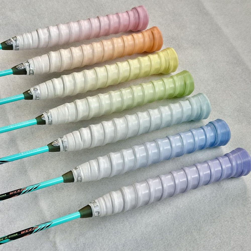 凱將體育/  龍骨握把布 羽球 清新漸層 多色 KJ128 黏性 吸汗 耐磨 防滑 手柄綁帶 手膠-細節圖4
