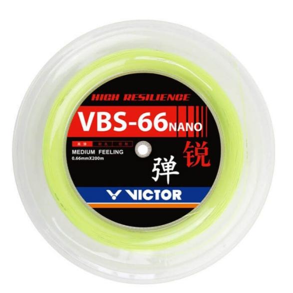 【凱將體育羽球店】VICTOR VBS-66N VBS-63 大盤線 0.66mm 0.63mm  200M 白 黃-細節圖2