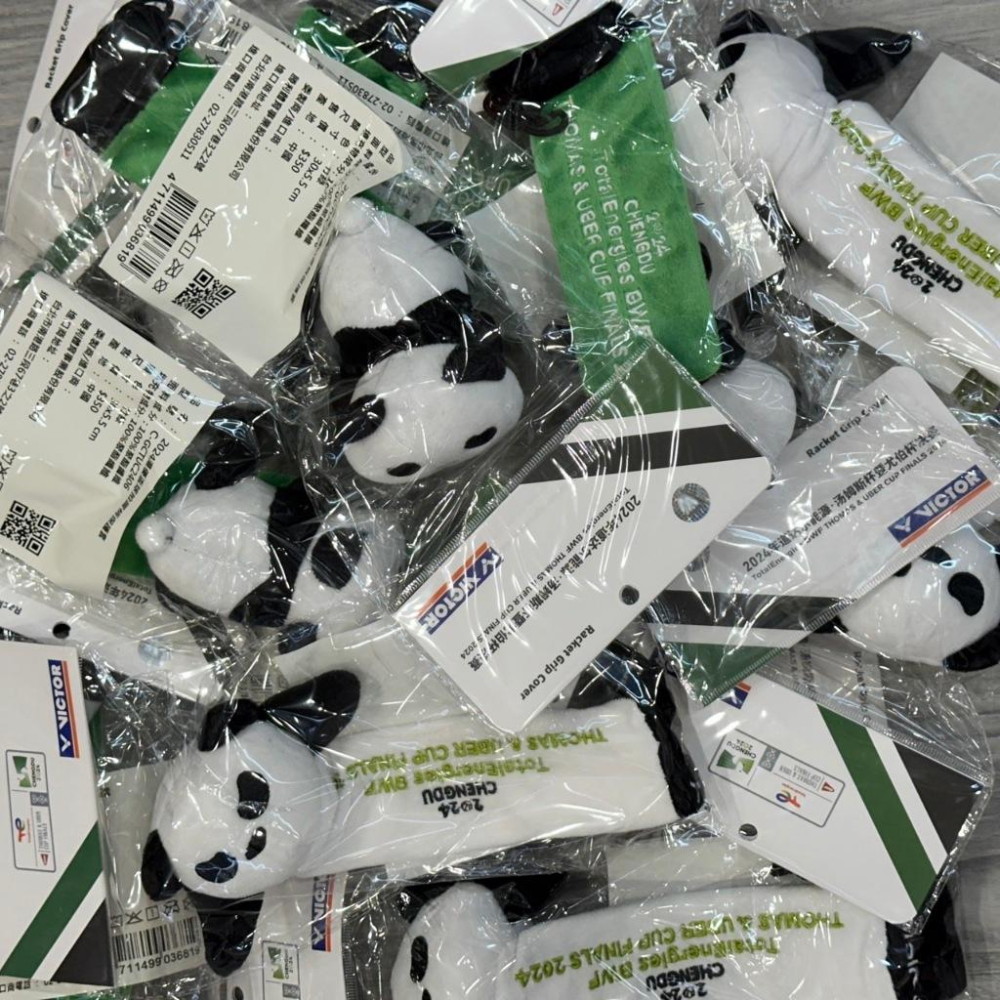 【凱將體育】勝利 熊貓球拍握柄保護套 湯優盃 保護套 握把套 羽球拍 VICTOR 熊貓 貓熊 胖打 panda-細節圖7