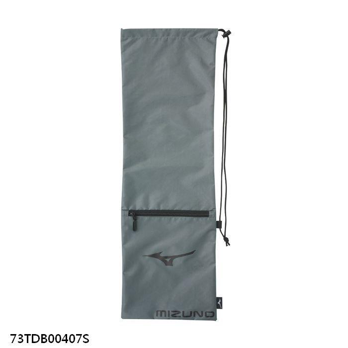 【凱將體育】MIZUNO 防水 拍袋 羽用束口袋 羽球 球袋 73TDB00409 防撥水 可容納1-2支羽球拍-細節圖4