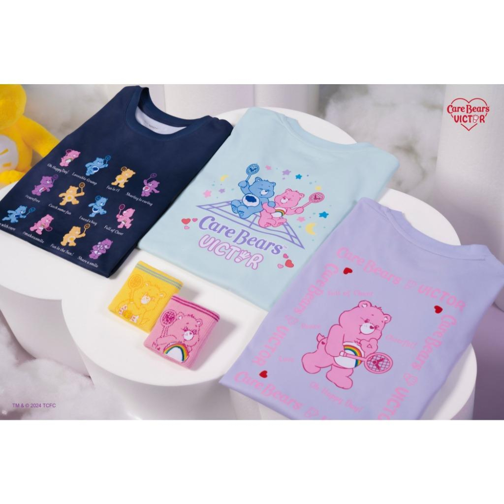 【凱將體育】 CARE BEARS X VICTOR 夢幻聯名 T-SHIRT-細節圖2