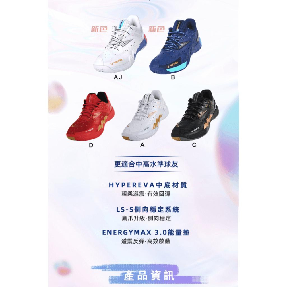 【凱將體育羽球店】VICTOR P8500II 羽球鞋 2024 新色 高階 二代鷹爪-細節圖8