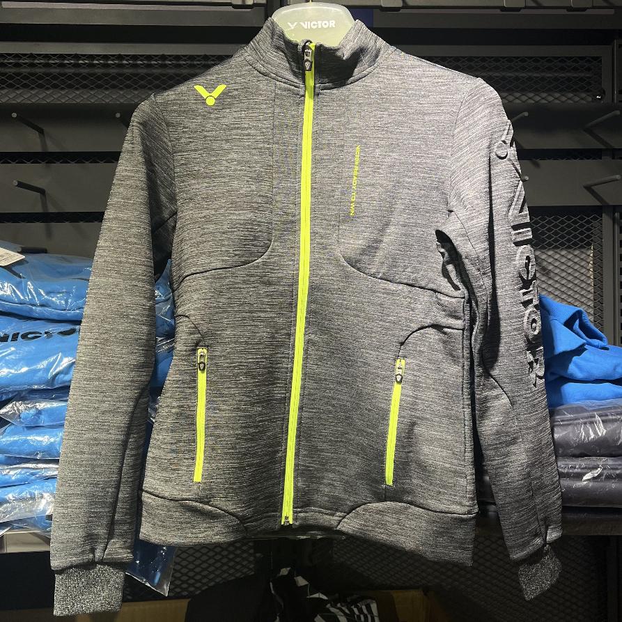 【凱將體育羽球店】出清下殺VICTOR 韓國外套 女款 深灰J-V63WJ4106WK / 灰J-V63WJ4105WH-細節圖2