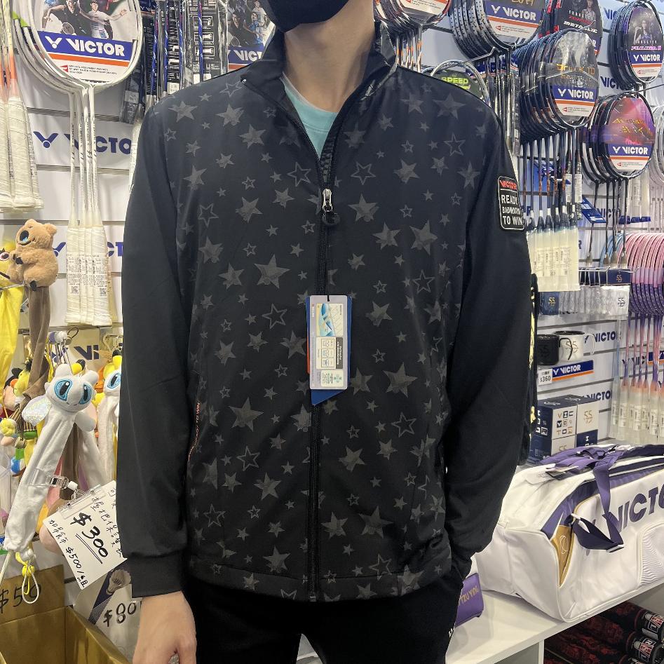 【凱將體育羽球店】出清下殺 VICTOR 韓國外套 （黑）男款  J-VT4094MC-細節圖4