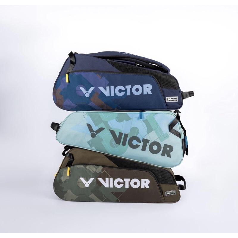 【凱將體育羽球店】VICTOR 雙肩球袋 BR6219 B/R/G/A/J 羽球背包 球袋 多夾層-細節圖2