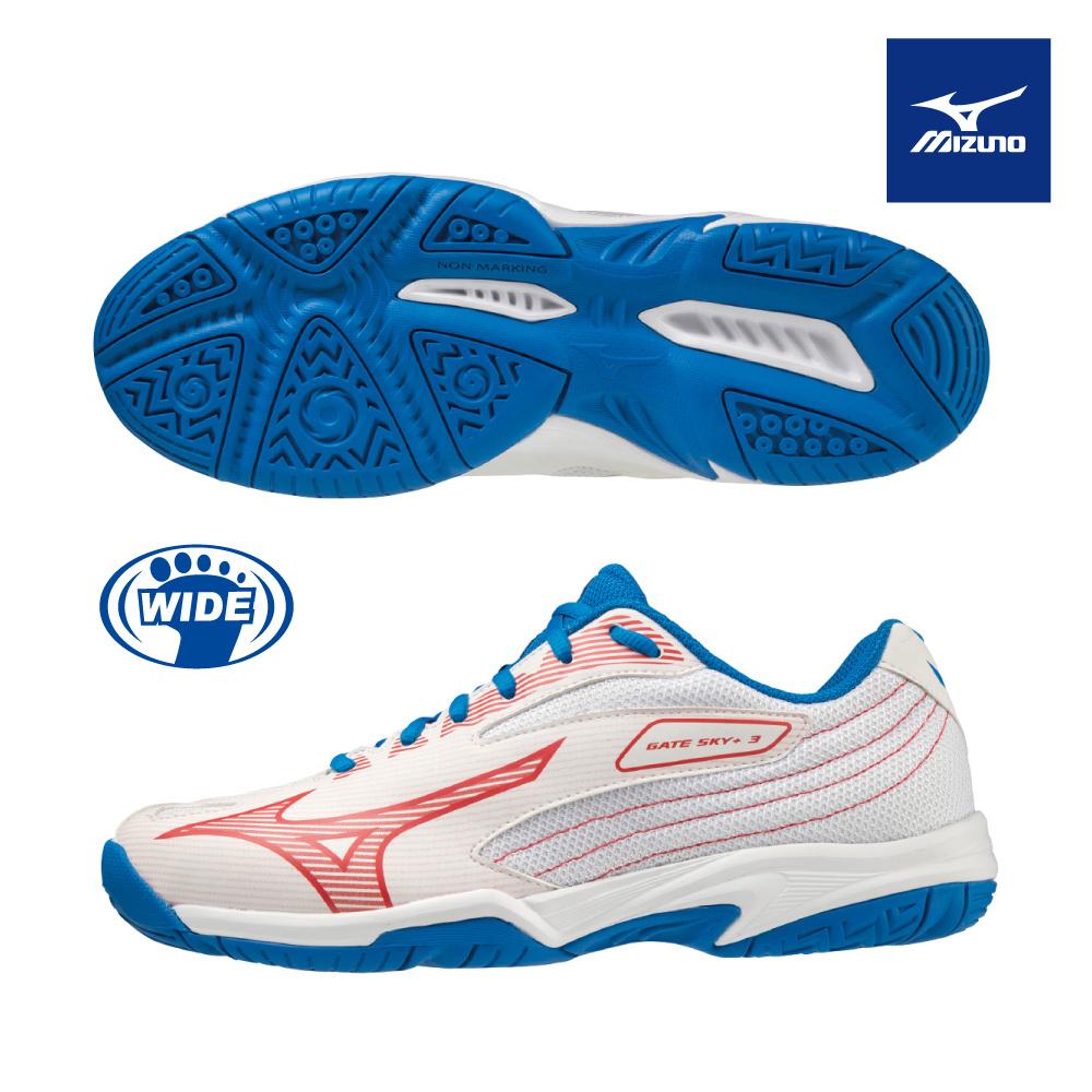 【凱將體育羽球店】MIZUNO GATE SKY plus3 寬楦 羽球鞋 基本款 71GA234009 006 002-細節圖2