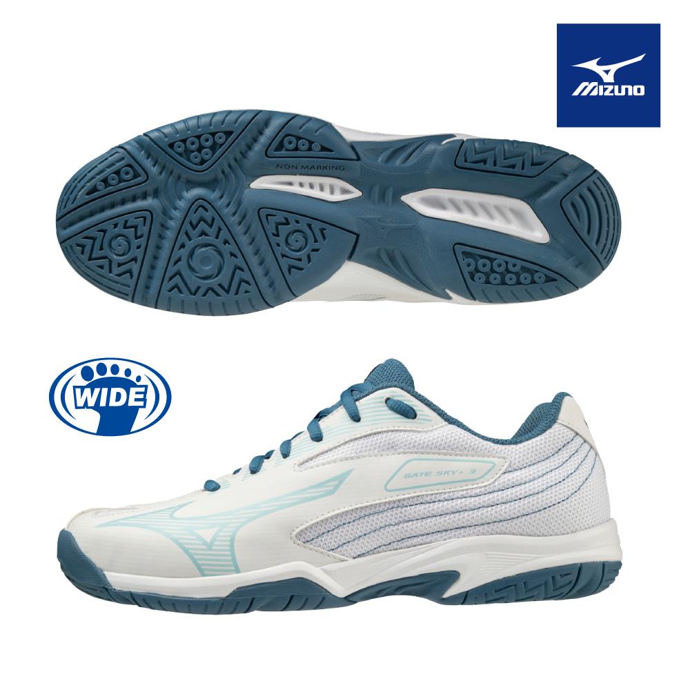 【凱將體育羽球店】MIZUNO GATE SKY plus3 寬楦 羽球鞋 基本款 71GA234009 006 002-細節圖3
