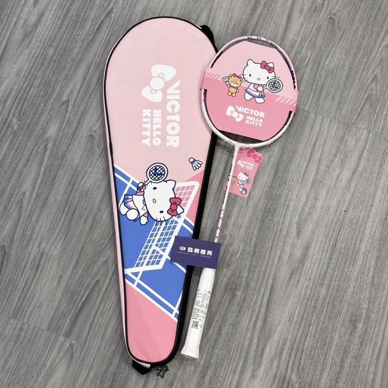 【凱將體育羽球店】VICTOR X HELLO KITTY聯名 羽球拍附KITTY拍袋 DX-KT I 可愛 羽球-細節圖5