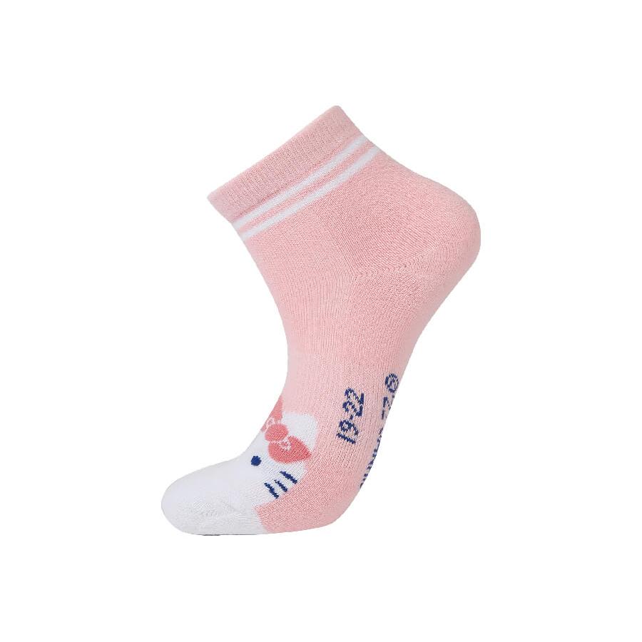 【凱將體育羽球店】VICTOR X HELLO KITTY 聯名運動襪 C-5100/C-5102 羽球 襪子 兒童襪-細節圖2